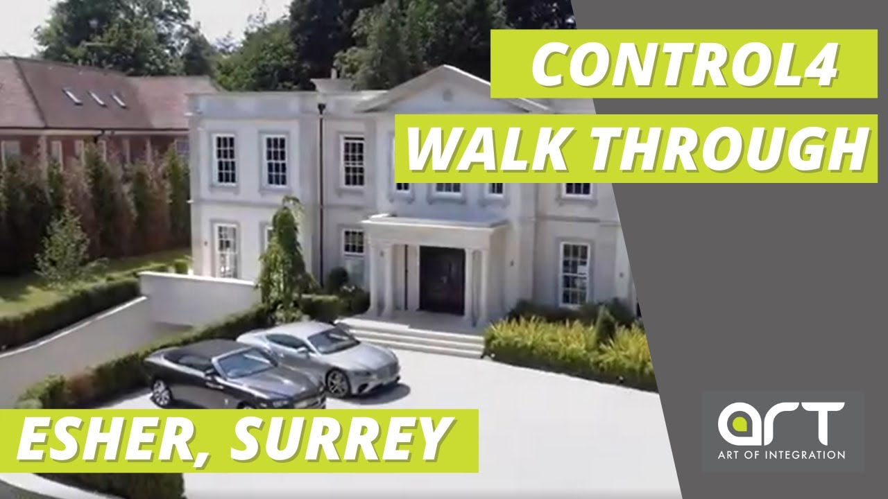 Esher Prime Residential Mansion - Control4 Smart Home Walk Through Video