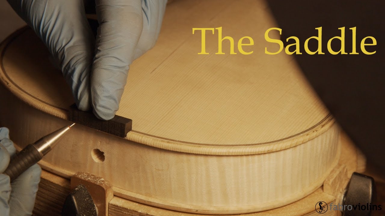 MAKING A VIOLIN | The SADDLE | Step 17 | Amati Model