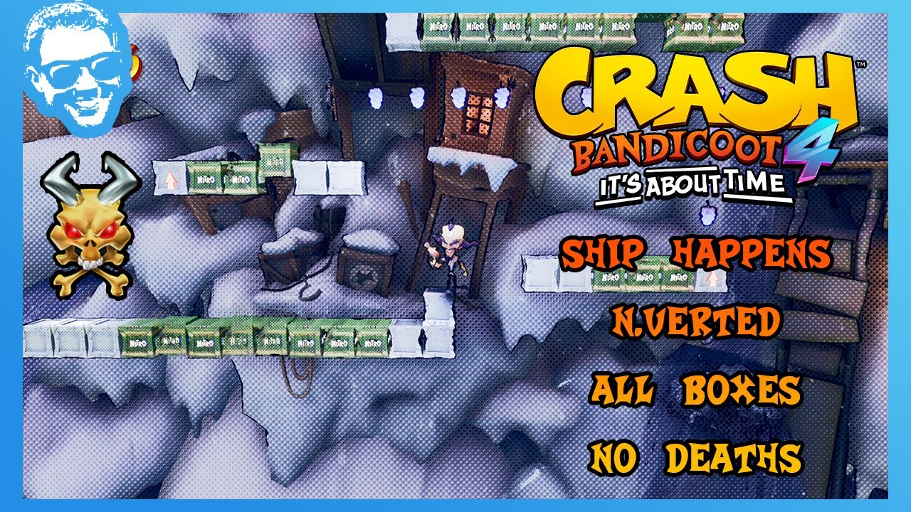 Ship Happens (N.Verted) — Полное прохождение — Без смертей — Все драгоценные камни — Crash Bandic...