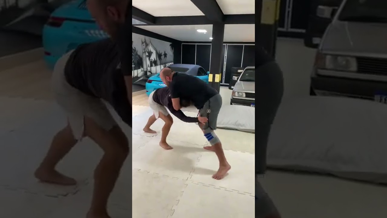 Defesa de Guilhotina com Double Leg #wrestling #jiujitsu