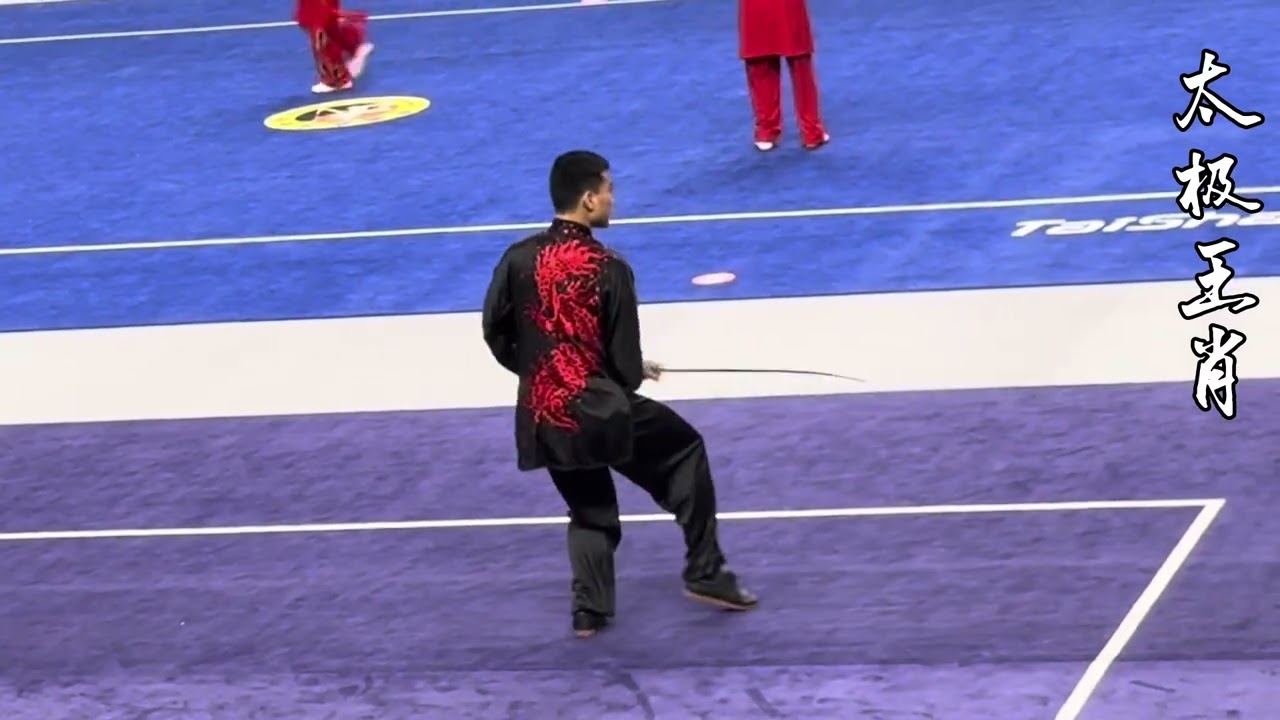 Jiaozuo Championship:“My Tai Chi Single Sword Match #taichisword #wushu #taichi 