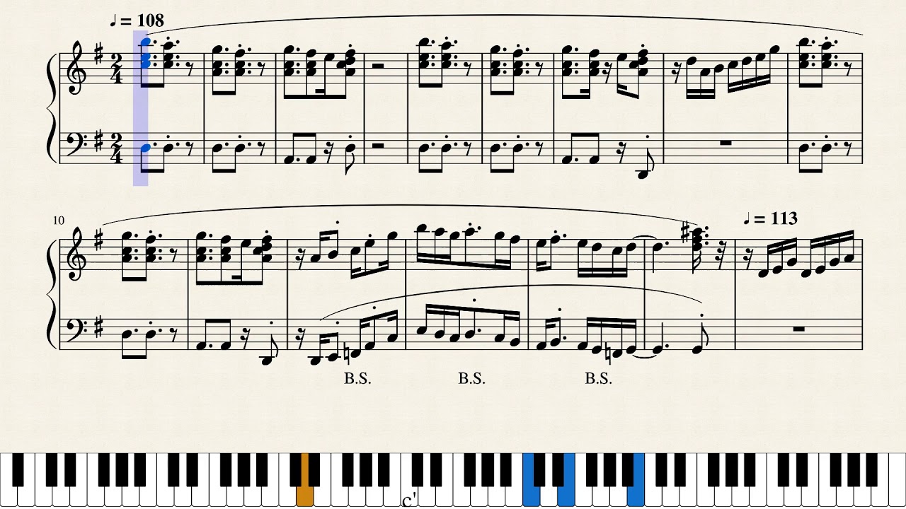 Italo do Acordeon - Partitura - Um Tom Para Jobim