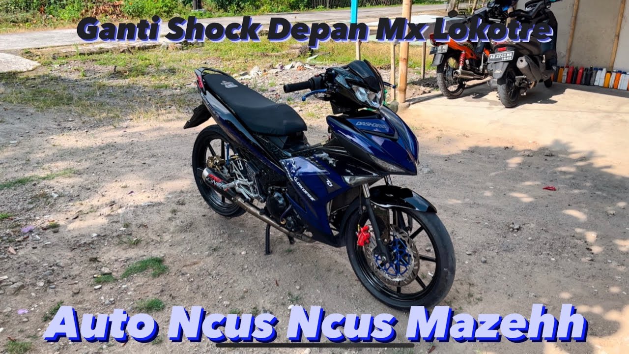 Pasang Shock Depan Supra Gtr ke Mx King #supragtr #mxking