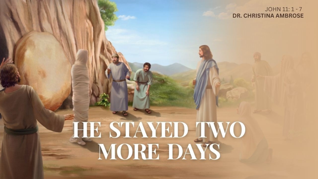 HE STAYED TWO MORE DAYS | Dr. Christina Ambrose | Healing Service | 1.2.2026 | 6.00 PM