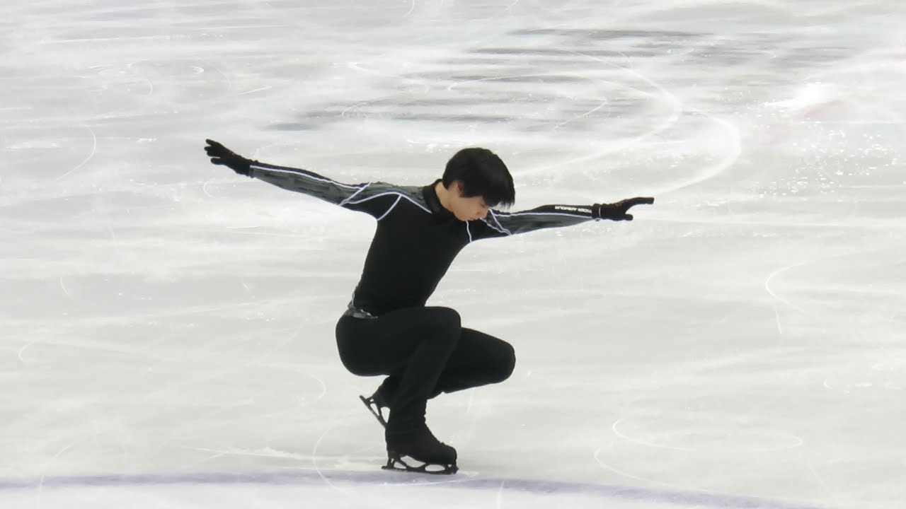 GPF2019 1207 Yuzuru Hanyu FS Origin morning practice Run-through