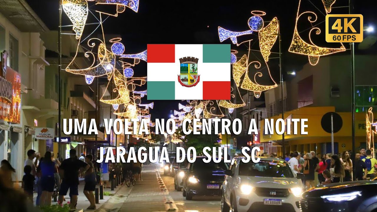 UMA VOLTA NO CENTRO DE JARAGUA DO SUL, SC