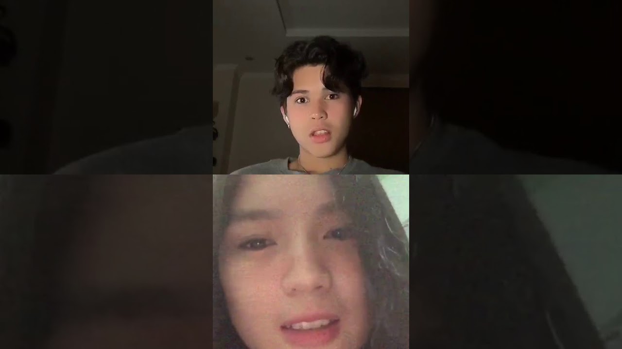 Kyle Echarri with Francine Diaz Instagram Live | May 24, 2020