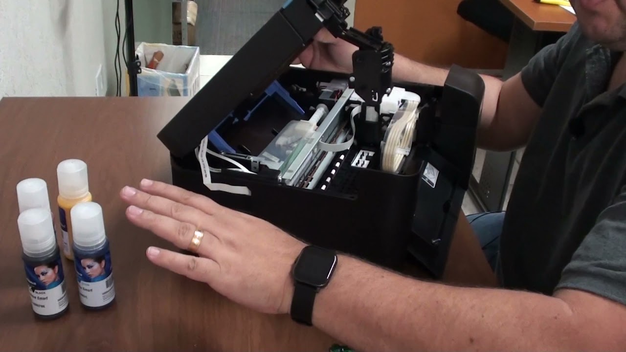 Epson A4 L3210 - Abrindo e conhecendo