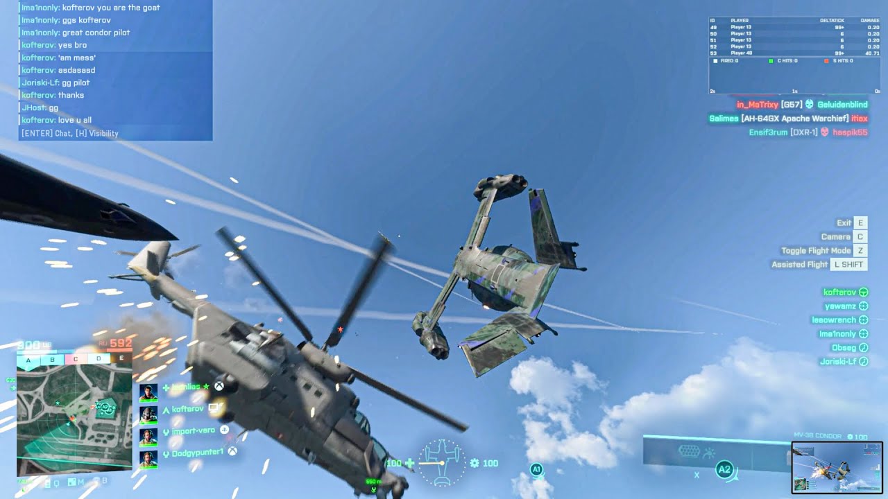 Battlefield 2042 GOAT Condor pilot | Conquest 128 Player