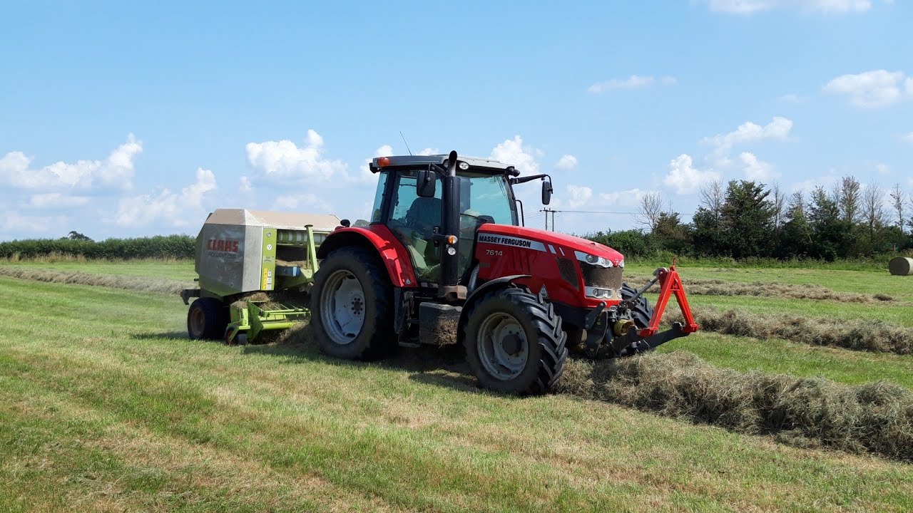 Second cut hay making.