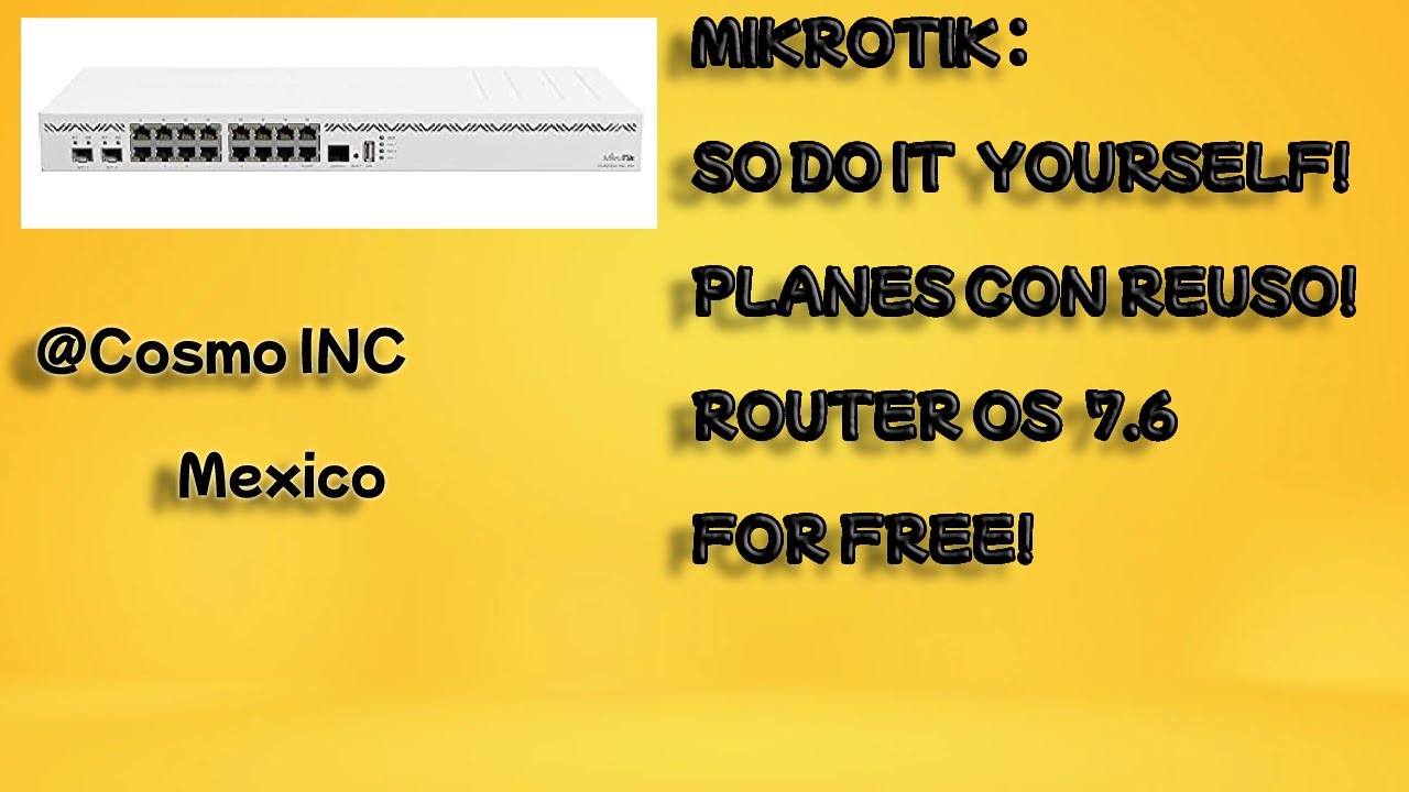 MIKROTIK PLANES CON REUSO + QUEUE TREE  ROUTER OS 7.6