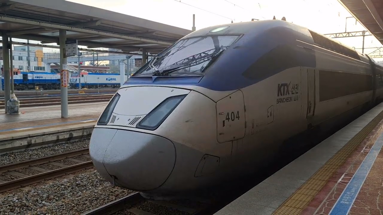 고속열차 원강산천 04호기 편성 행신행 KTX_산천 #542 열차