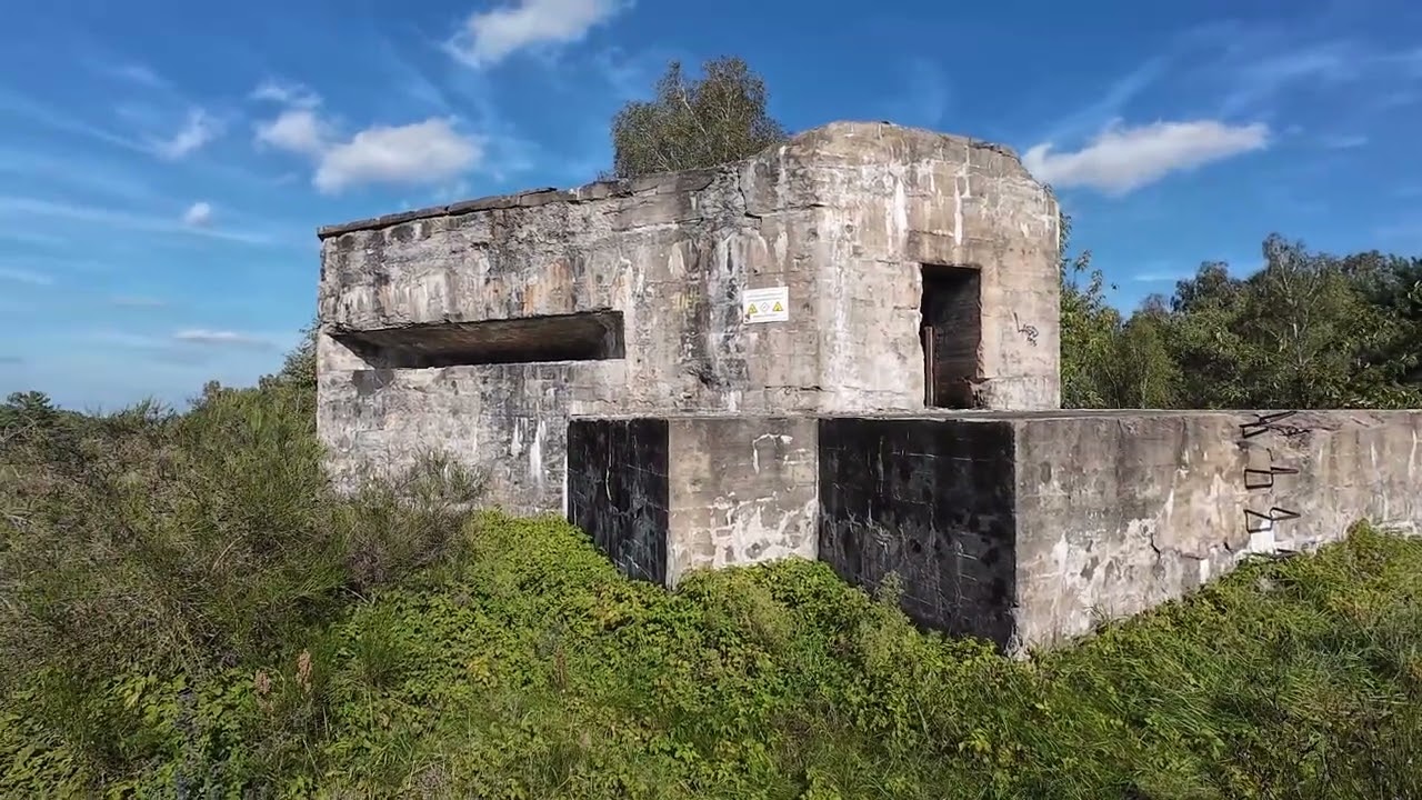 6. Polygon Jüterbog - centrální cesta, pozorovatelna. Ютербогский полигон - центральная дорога.