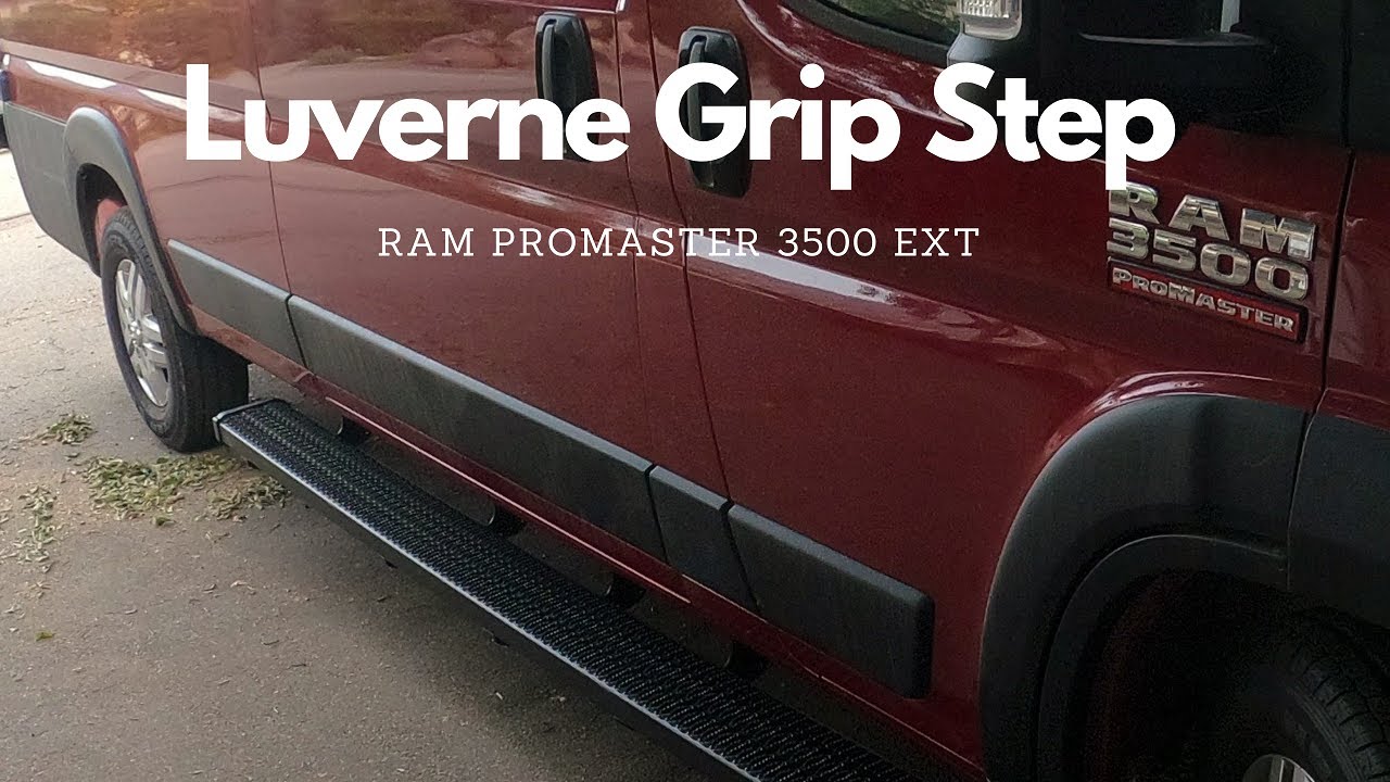 Luverne Grip Step Running Boards Install on Ram Promaster 3500 Extended