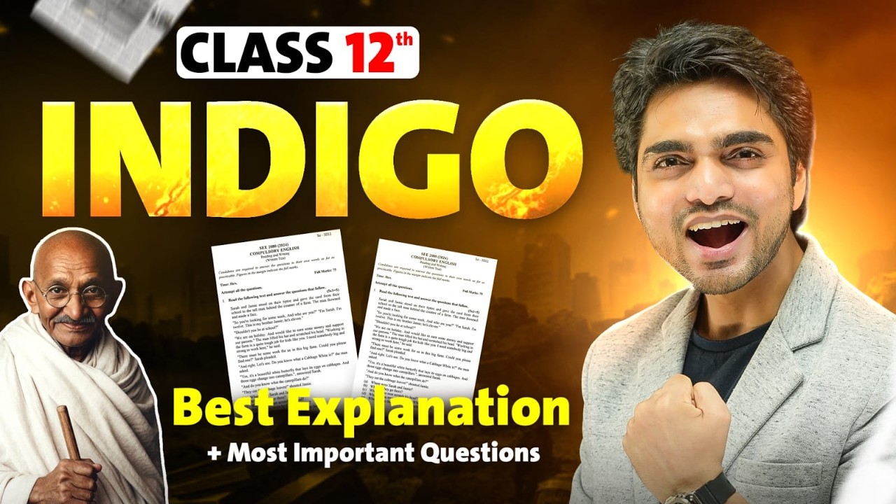 CLASS 12TH INDIGO CHAPTER 5 | MOST IMPORTANT QUESTIONS | SHORT /LONG/COMPETENCY BASED QUESTIONS