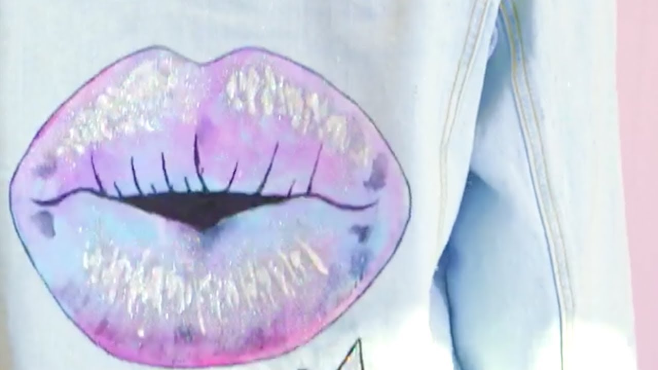 How to DIY A Painted Denim Jacket | Style Lab