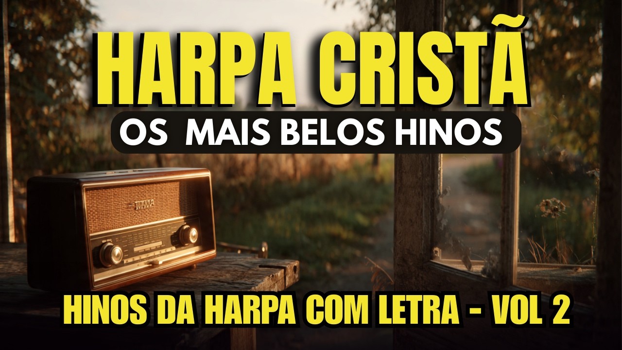 HARPA CRISTÃ – HINOS ANTIGOS DO INTERIOR COM LETRA | Louvores da Roça - VOL 2