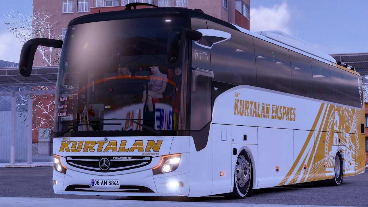 Siirt Kurtalan Ekspres | Adana - Diyarbakır | Mercedes-Benz Tourismo Black Edition PWS8