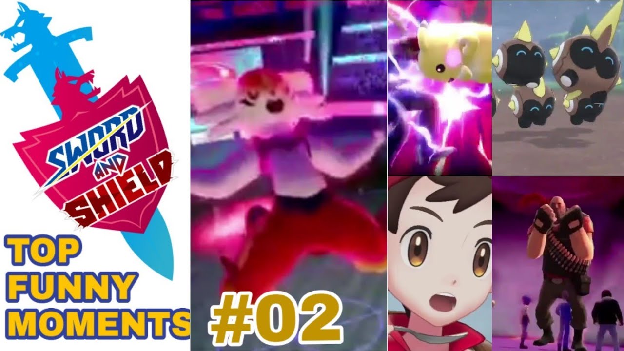PART 02 Pokemon Sword and Shield TOP FUNNY MOMENTS COMPILATIONS !!!