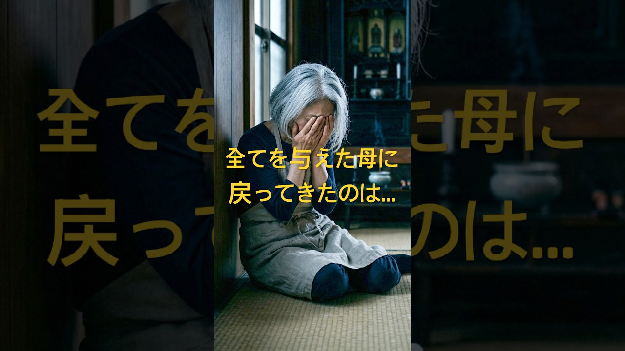 息子に全てを捧げた母、その運命は？#感動 #shorts