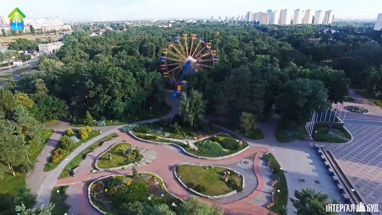 ЖК Парковые озера с высоты птичьего полёта.