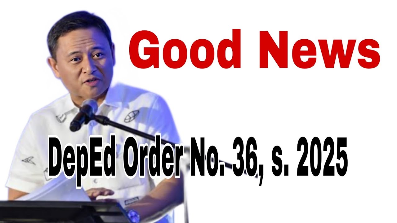 DepEd Order No. 36, s. 2025