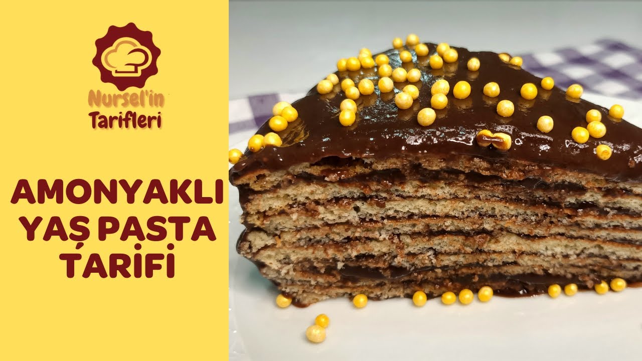 90'lı Yılların Favorisi 🥰 Meşhur Amonyaklı Yaş Pasta Tarifi l Nursel'in Tarifleri