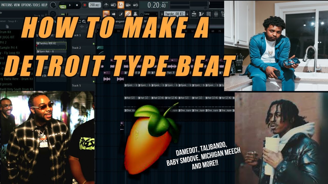 How To Make A Detroit Type Beat | Damedot, Baby smoove, Michigan Meech, JAVEN | 2021