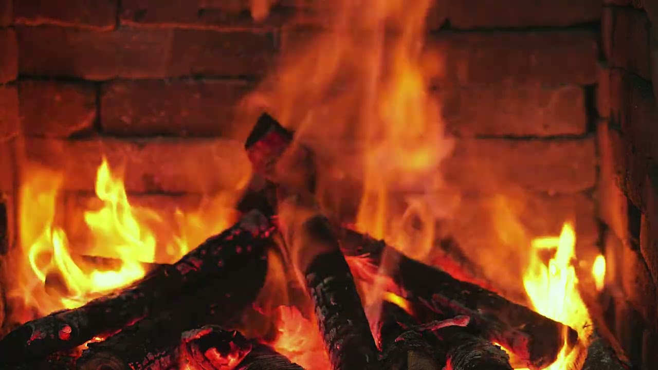 Winter Night Lounge Jazz Saxophone Atmosphere with Deep Warmth from 4K Fireplace