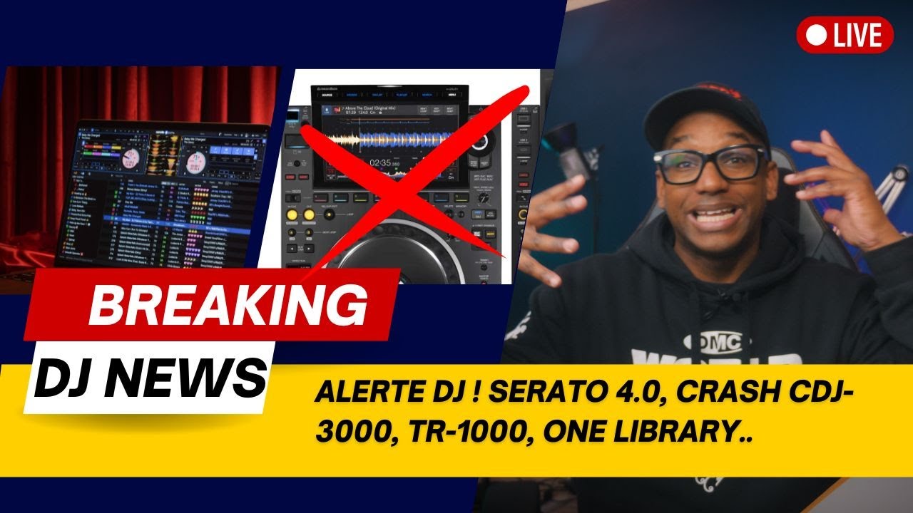 Serato 4.0 OFFICIEL, CDJ-3000 Crash, TR-1000… Les DJ NEWS à ne pas rater !