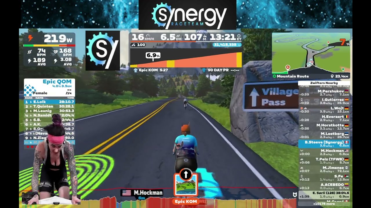 EPIC KOM mountain route  FTP increase
