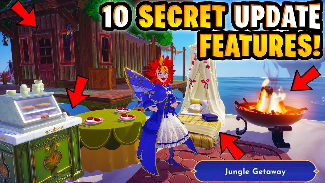 Disney Dreamlight Valley Update. 10 HIDDEN FEATURES and BUGS You May Have Missed. Incredible!