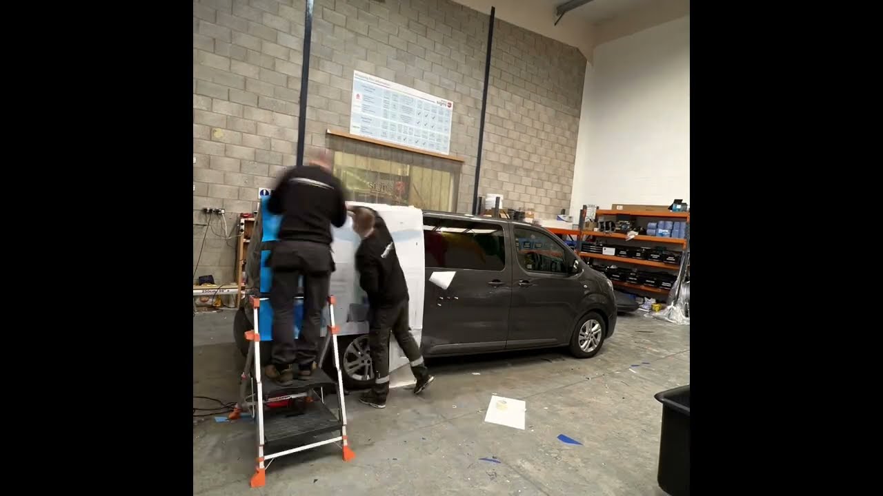 Checkout A Partial Van Wrap for Valley Blinds using Grafityp premium cast wrapping vinyl.