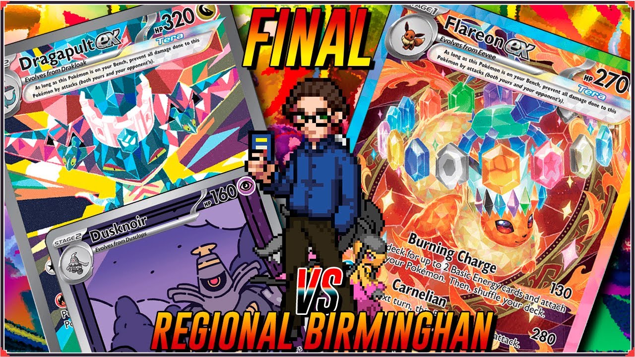 FINAL TCG POKEMON BIRMINGHAN Regional en ESPAÑOL | Dragapult ex VS Flareon BOX