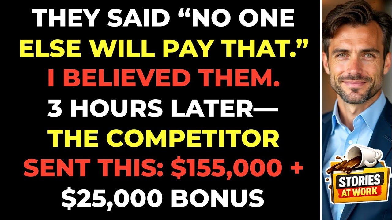 The Competitor Offered $155,000 and a $25,000 Bonus — They Said “No One Else Will Pay That.”