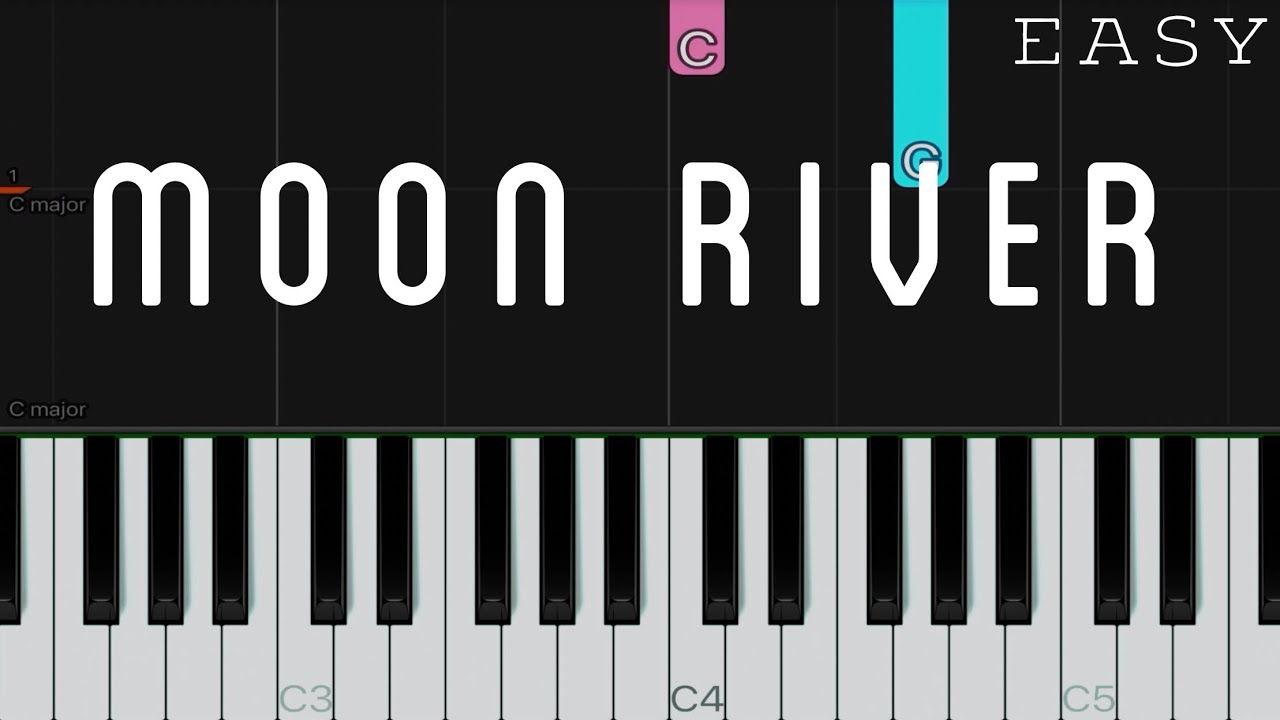 Moon River - Audrey Hepburn | EASY Piano Tutorial