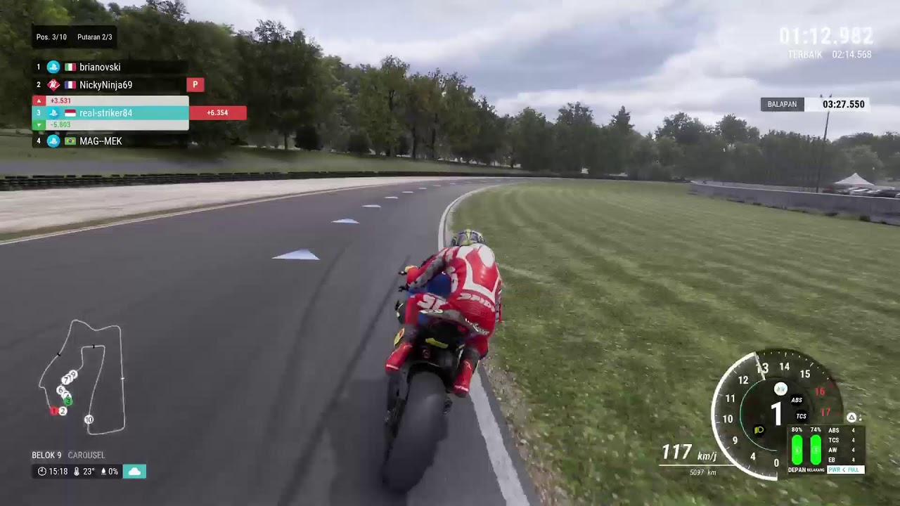 Ride5 Morning Race Online
