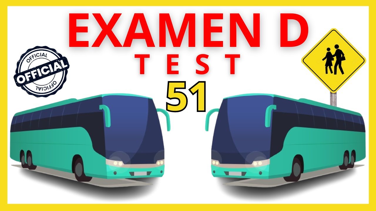 TEST5️⃣1️⃣EXAMEN TEORICO Carnet de Conducir D1 D 2025