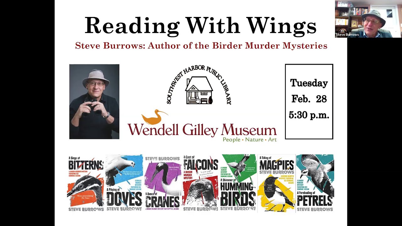 Reading With Wings: Steve Burrows - Birder Murder Mysteries 2/28/23