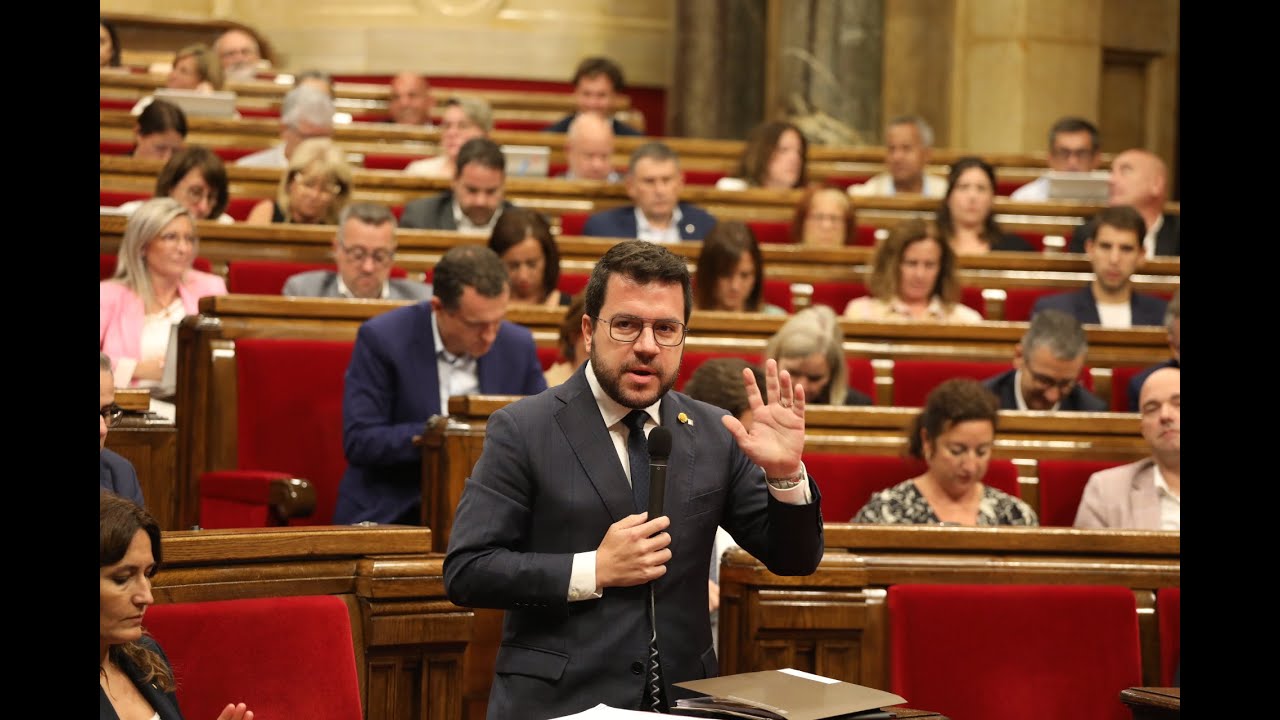 Sessió de control al president de la Generalitat (26/07/2023)