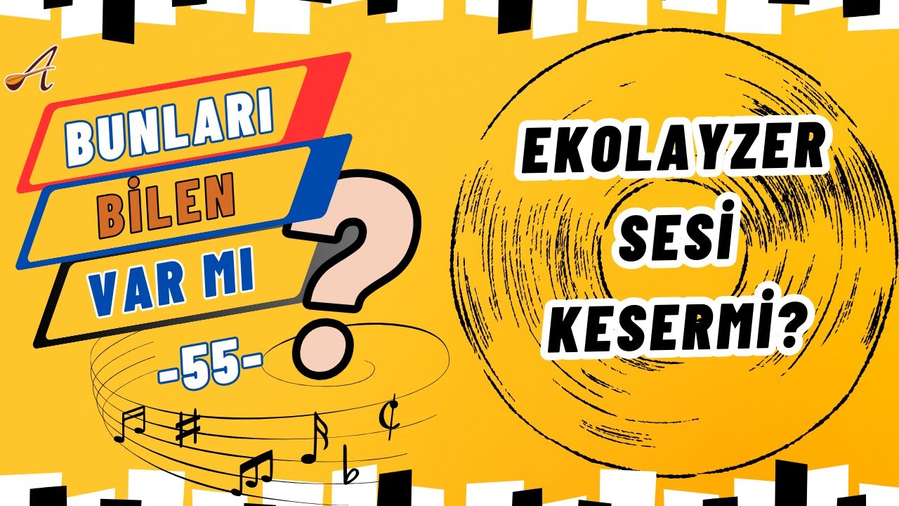 Ekolayzer sesi kesermi?