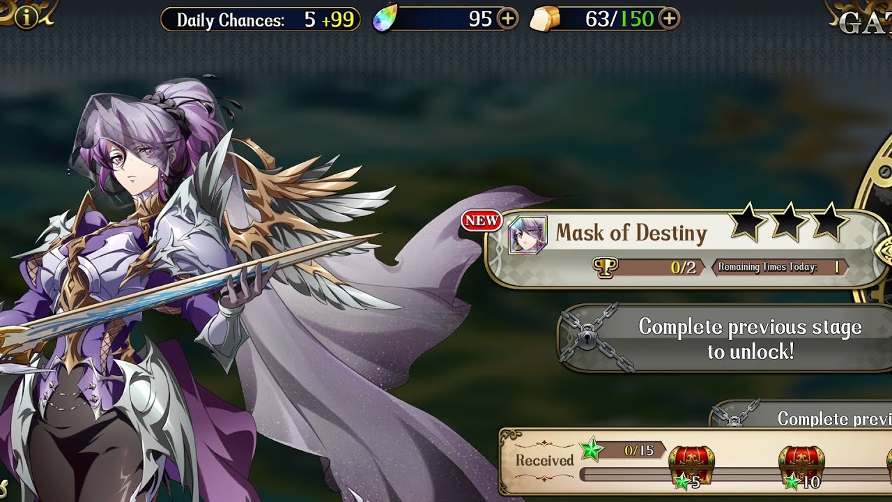 Langrisser Mobile - All Tabres' Gate of Fate Missions (Part 1)