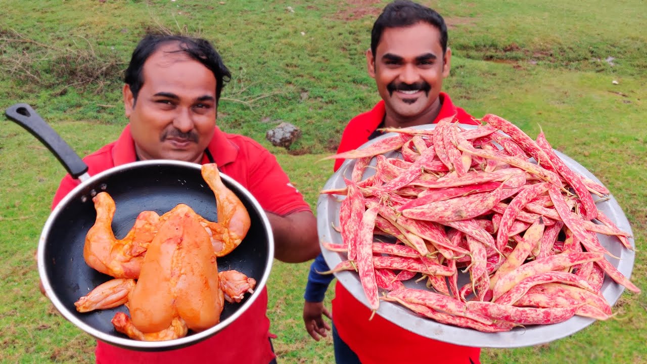 RAJMA CHICKEN CURRY | Rajma Chicken Recipe In Ooty Hills | North Indian Special Recipe