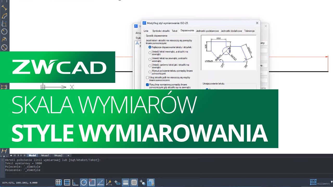 Skala wymiarów i style wymiarowania