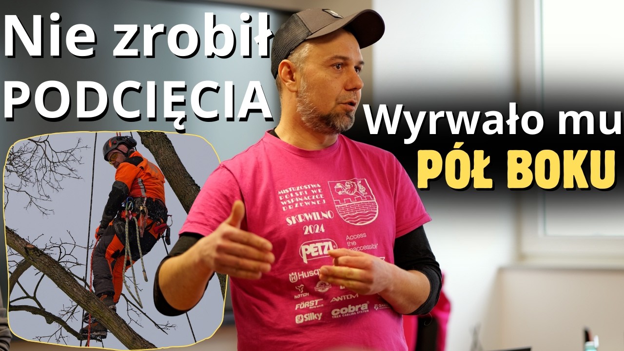 Jak stracić życie przy wycince drzew || Damian Gacek & Zdrowe Drzewo Wesołowscy