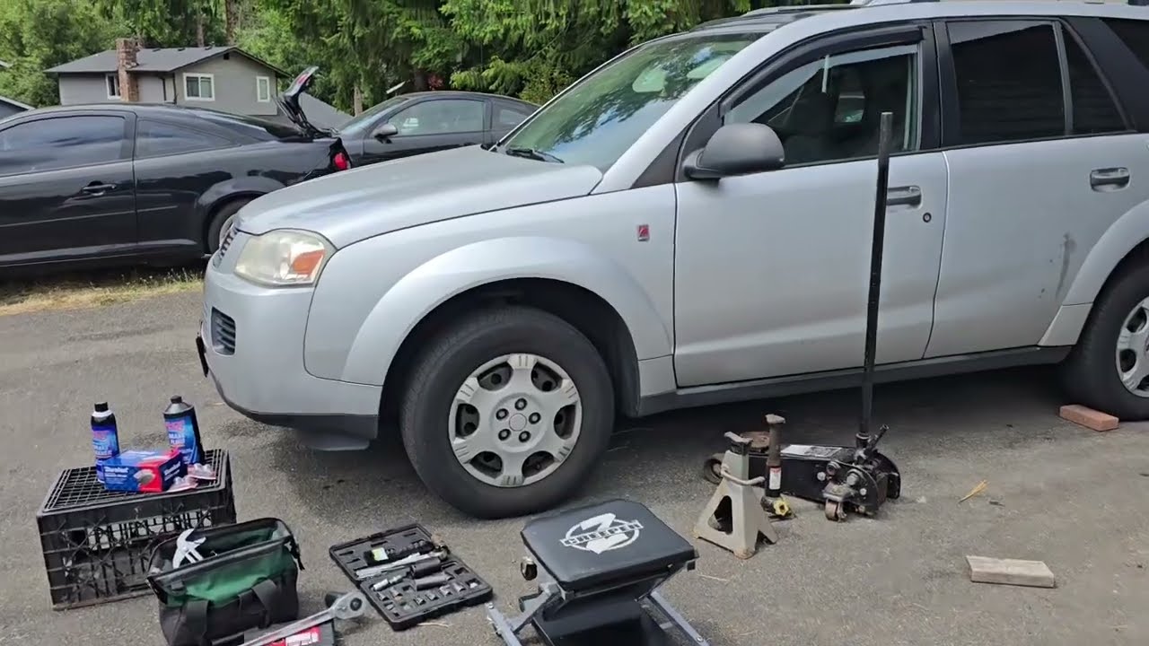 2007 Saturn Vue front brake pads replacement ( 175,897  Miles )