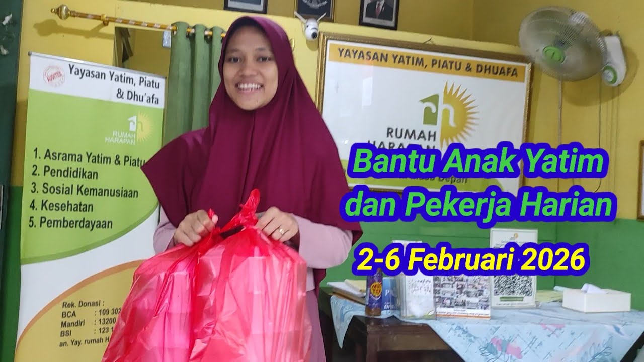 Bantu anak Yatim dan Pedagang Kecil 