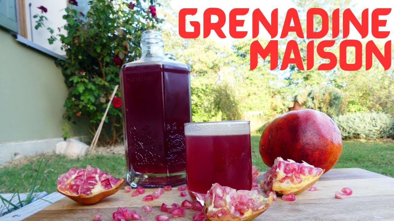 🍹Comment faire du Sirop de GRENADINE fait maison | Recette facile et rapide