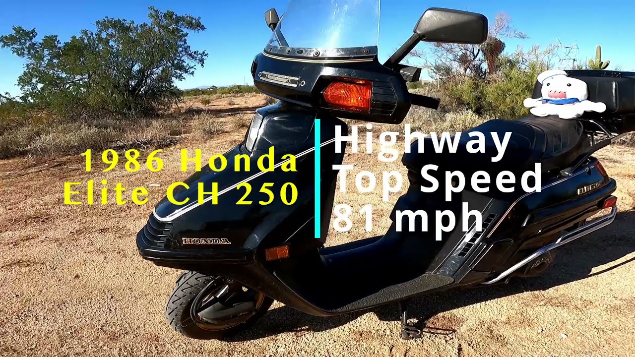 Honda Elite ch250 Max Speed Highway