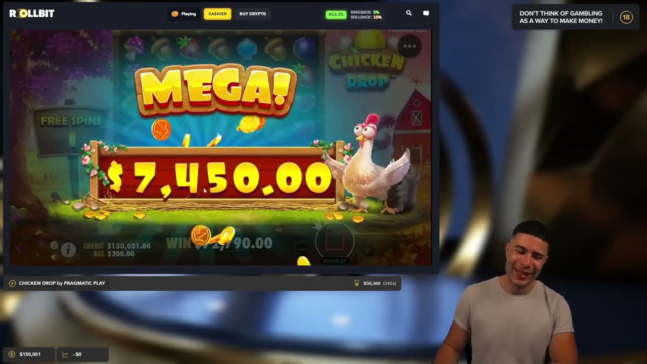 Ayezee THE CHICKEN DROP GOD RETURNS   INSANE BONUS BUY ON CHICKEN DROP